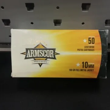 ARMSCOR 10MM AUTO 180 GRAIN FMJ BOX OF 50 ARM10MM180-50