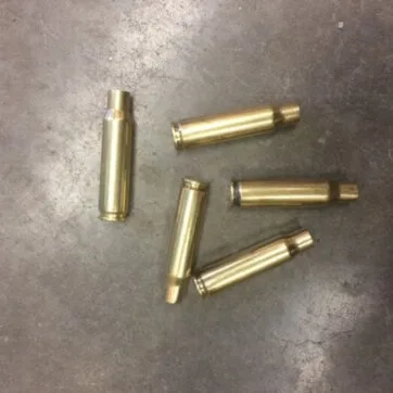 308 WINCHESTER MILITARY,FIRED BRASS, BAGS OF 50, WESTERN MUNITIONS, BR-308WM-50