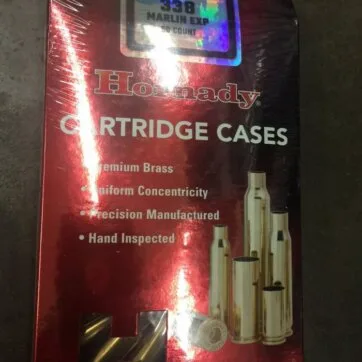 338 MARLIN, NEW HORNADY BRASS, BAGS OF 50, HRN8721-50