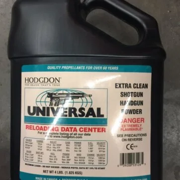 HODGDON UNIVERSAL GUN POWDER 4 LB - GP-HUNIV-4LB