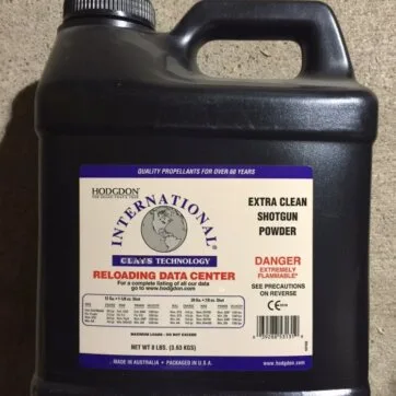 HODGDON CLAYS INTERNATIONAL SHOT GUN POWDER 8 LB - GP-HSG-8LB