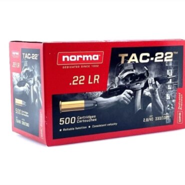 NORMA TAC-22LR 40GR LRN 500RD. NMA-2425092