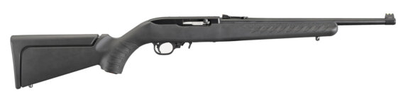 Ruger 31114 10/22 Compact Semi-Auto Rifle, 22 LR, 16.12" Bbl, Black Synthetic Modular Stock, 10+1 Rnd, Fiber Optic Sights,, 0604-2182