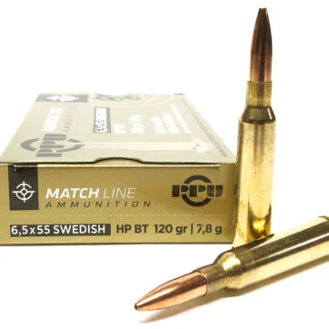 PPU- 6.5X55 SWEDISH 120GR HP BT 20RD, PPA-PPM6-20
