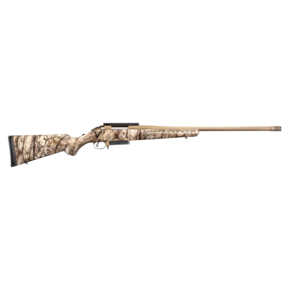 Ruger 26928 American Bolt Action Rifle 450 Bushmaster Go Wild Camo Stk 22" Cerakote Bronze BBL 3rd, 0604-2143