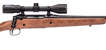 Savage 22552 Axis II XP Bolt Action Rifle Package 7MM-08 22" Hardwood 4 Rnd w/3-9x40 Bushnell Scope, 0685-1709