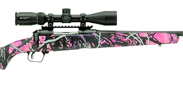 Savage 57337 110 Apex Hunter Muddy Girl Bolt Action Rifle 6.5 Creed, 24" Bbl Blk, Muddy Girl Camo Syn Lop Stock, 4 Rnd Dm, Vortex, 0685-2018