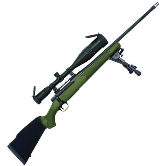 Mossberg 27924 Patriot Night Train Bolt Action Rifle 308 WIN, RH, 22 in, Blue, Syn Stk, 5+1 Rnd, LBA Adj Trgr, 0902-1296