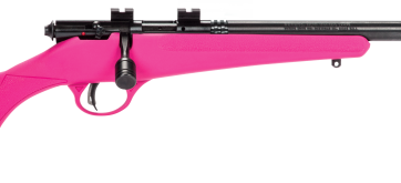 Savage 13835 Rascal Fv-Sr Pink Bolt Action Rifle 22 Lr , 16 1/8" Bbl Blued, Pink Syn Stock, 1 Rnd , Accutrigger, 0685-1995