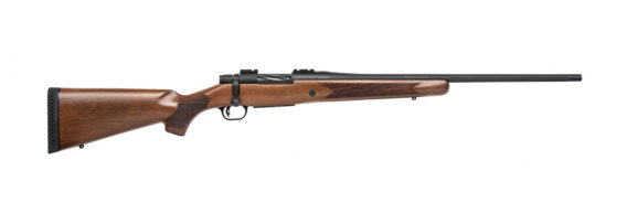 Mossberg 28026 Patriot Bolt Action Rifle, 6.5 Creedmoor, 22" Bbl, Matte Blue, Wood Stock, 5+1 Rnd, LBA Adj Trigger, 0902-1545