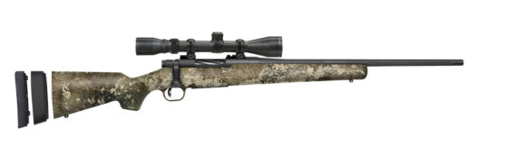 Mossberg 28065 Patriot Strata Bolt Action Rifle 243 WIN, 20" Bbl, 5 + 1 Rnd DBM, 3-9X40MM Scope, True Timber Syn Stock, 0902-1625