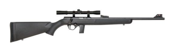 Mossberg 38232 802 Plinkster Bolt Rifle 22 LR 18"BBL Syn Stk, ADJ Sights 10+1 Shot W/ 4X Scope, 0902-1586