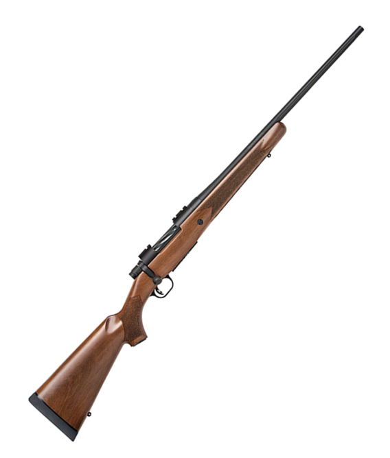 Mossberg 27849 Patriot Bolt Action Rifle 7MM-08 REM, RH, 22 in, Blue, Wood Stk, 5+1 Rnd, LBA Adj Trgr, 0902-1251