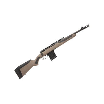 Savage 57139 110 Scout Bolt Action Rifle, 450 Bushmaster, 16.5" Bbl, 4+1 Rnd, FDE Stock, AccuFit System, Muzzle Break, 0685-1955