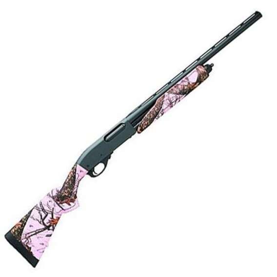 Remington 81150 870 Express Compact Pump Shotgun 20 GA, RH, 21 in, MO Pink Synthetic, 4+1 Rnd, Rem, Vent Rib, 3 in, 0540-0904