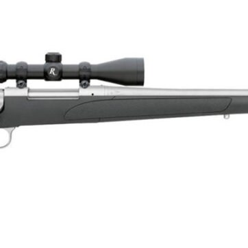 Remington 85486 700 ADL Bolt Action Rifle Combo w/ 3-9x40 scope, 243 Win, 24" Bbl, Stainless Steel, Black Syn Stock, 0540-1740