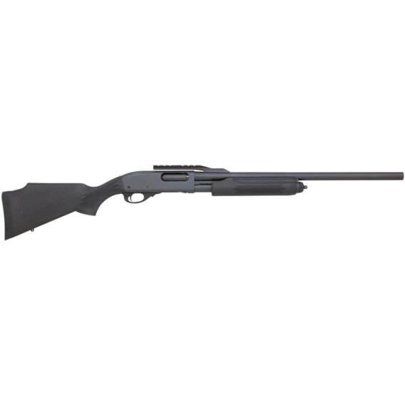 Remington 25090 870 Express Slug Pump Shotgun 12 GA, RH, 23 in, Black, Syn, 4+1 Rnd, Rifled Bored, Fully Rifled, 3 in, 0540-1783