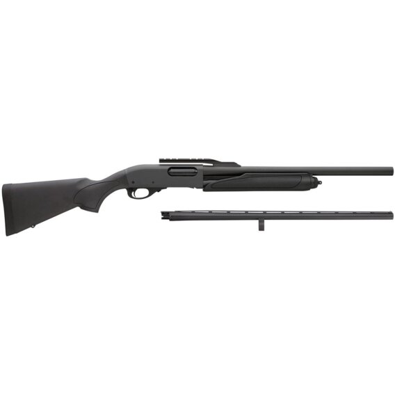 Remington 81280 870 Express Combo Pump Shotgun 12 GA, RH, 23/28 in, Black, Syn, 4+1 Rnd, Rem, Vent Rib, 3 in, 0540-0659