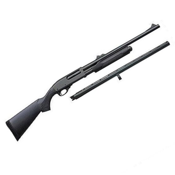 Remington 25659 870 Express Youth Combo Pump Shotgun 20 GA, RH, 21/20 in, Black, Syn, 4+1 Rnd, Rem, Vent Rib, 3 in, 0540-0535