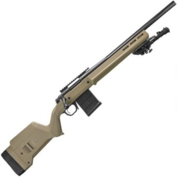 Remington 84304 700 Magpul Bolt Action Rifle 300 WIN, 24" Bbl, FDE Hunter Stock, Threaded Muzzle, 10 Rnd, w/ Bipod, 0540-1833