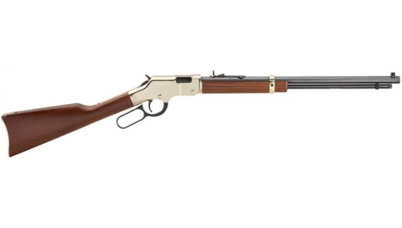 Henry H004V Golden Boy Lever Rifle 17 HMR, Ambi, 20 in, Blued, Wood Stk, 12+1 Rnd, 1524-0028