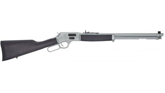 Henry H012GCAW Big Boy All Weather Lever Action Rifle 45 LC, 20" Bbl, Side Gate, Chrome Plated, Stained Hardwood Stock, 10+1 Rnd, 1524-0213