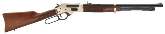 Henry H024-410 Lever Action Shotgun, 410, Side Gate, 19.8" Bbl, Brass Receiver, 5 Rnd, 1524-0188