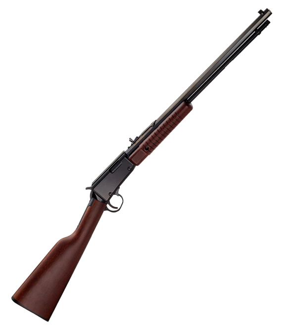 Henry H003T Pump Rifle 22 LR, RH, 19.75 in, Blued, Wood Stk, 15+1 Rnd, 1524-0039