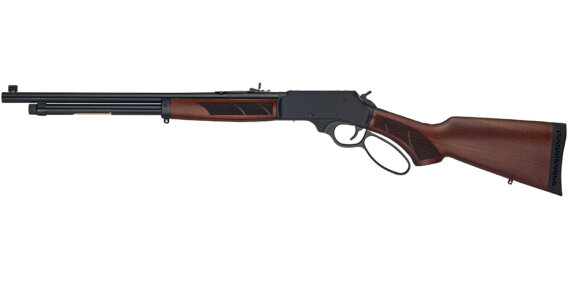 Henry H018G-410R Lever Action Shotgun, 410 Ga, 2.5", 19.75" Bbl, Side Gate, Blued, Walnut Stock, Cylinder Bore, 1524-0230