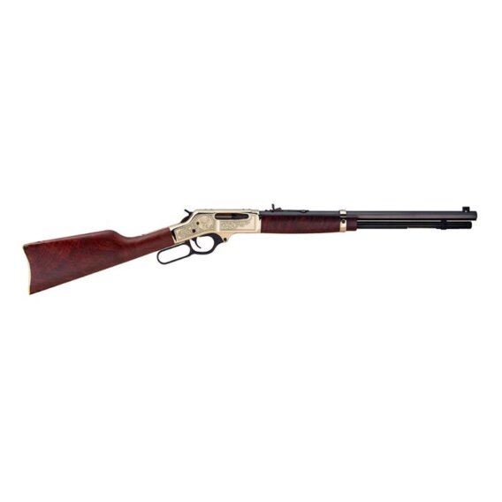 Henry H009BWL Brass Wildlife Engraved Lever Rifle .30-30, 20" Bbl, Blued, Walnut Stk, 5 Rnd, 1524-0147