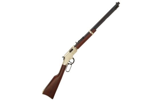 Henry H004M Golden Boy Lever Rifle 22 WMR, Ambi, 20 in, Blued, Wood Stk, 12+1 Rnd, 1524-0024