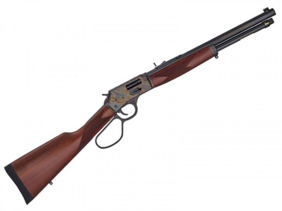 Henry H012GMRCC Big Boy Carbine Lever Action Rifle 357 Mag, 16.5" Octagon Bbl, Side Gate, Color Case Hardened, Walnut Stock, 7+1 Rnd, 1524-0224