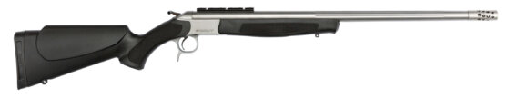 CVA SCOUT V2 SS/BLACK .444 MARLIN 25” W/BRAKE & RAIL BASE, N-CR4913S