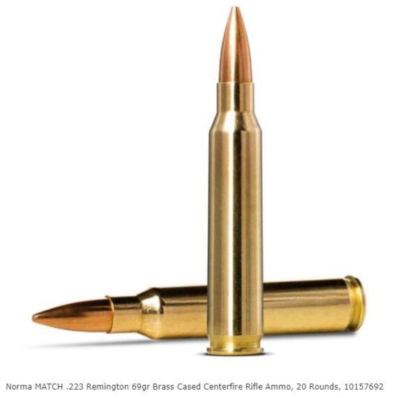 NORMA .223 Rem. 69gr MATCH 20 rds, N-2423546