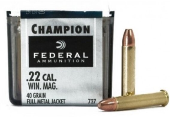 Federal c.22 WIN. MAG. 40GR FMJ, N-737