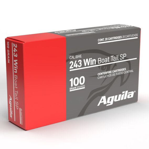 AGUILA 243 WIN INTERLOCK 100GR, N-8047AG