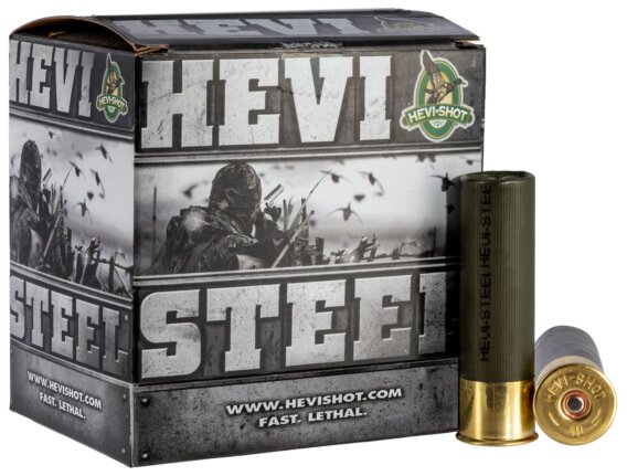 HEVI SHOT HEVISTEEL 12GA 2.75” 1-1/8OZ #2, N-HS61222