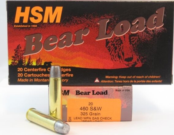 HS MUNITIONS 460 S&W 300 GR JSP, N-HSM-460SW-5-N