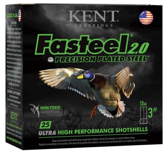 KENT FASTESTEEL 2.0 12GA 3”1 1/8 OZ BB, N-K123FS32BB