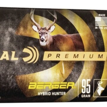 Federal 243 WIN 95 GR BERGER HYBRID HUNTER, N-P243BCH1