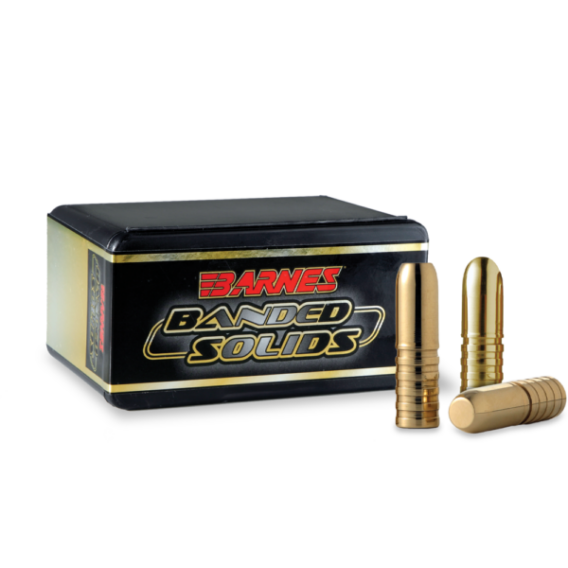 Barnes 30466 BANDED SOLIDS Reloading Bullets 9.3MM 250Gr. BND SLD RN ,Box of 50, 1211-0493