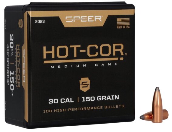 Speer Rifle Hunting Hot-Cor Bullets .308