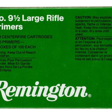 Remington X22608 Centerfire Primers 9-1/2 Lg Rifle Primers, 1505-0425