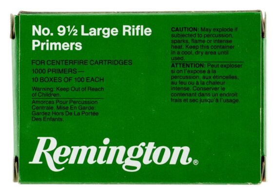 Remington X22608 Centerfire Primers 9-1/2 Lg Rifle Primers, 1505-0425