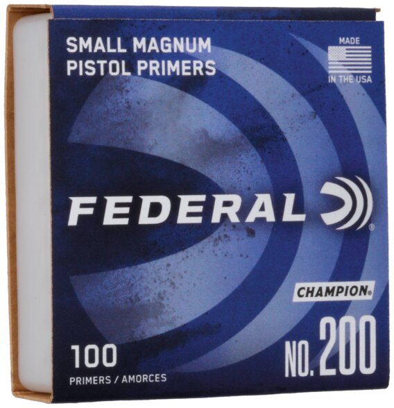 Federal 200 Small Magnum Pistol Primer, 0658-0894