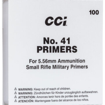 CCI 0001 No. 41 Primer For 5.56mm, 1508-0316