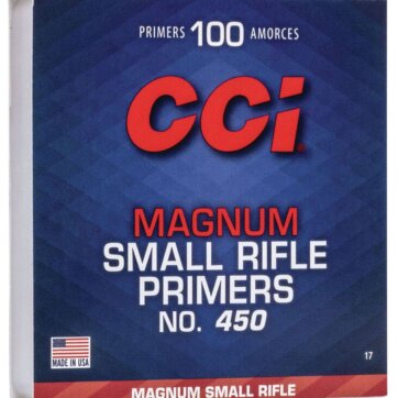 CCI 0018 550 Mag Small Pistol Primer, 1508-6444