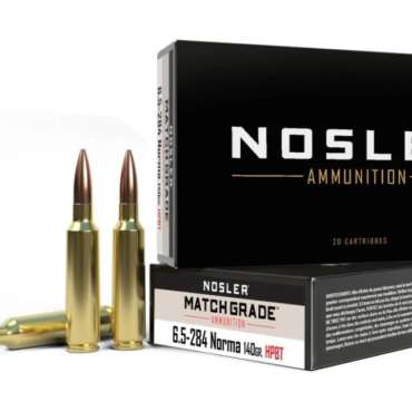 NOSLER MGA-6.5-284 NORMA 140G CC HPBT (20CT), N-44166