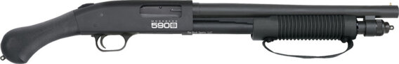 Mossberg 51601 590S Shockwave, 12 GA, 14.375" Bbl, Raptor Grip, 8+1, 1.75"-3" Shells, Bead Sight, 0902-1793