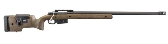 Ruger 47189 Hawkeye Long Range Target Bolt Action Rifle, 6.5 PRC, 26" Bbl, Speckled Brown Laminated Stock, 3+1 Rnd, 0604-2198